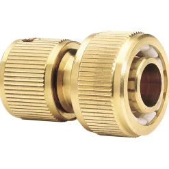 Draper Expert Brass Garden Hose Connector, 3/4"