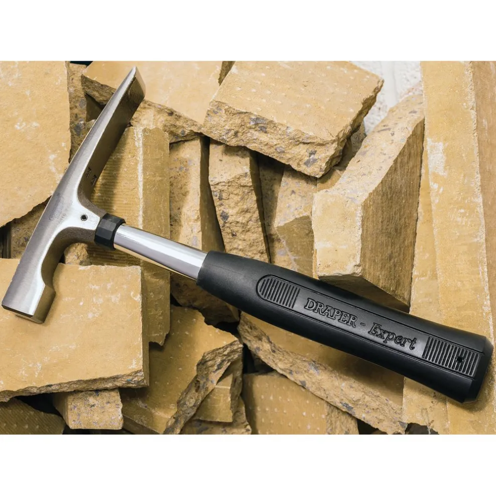 Draper Expert Brick Hammer with Tubular Steel Shaft, 450g/16oz
