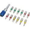 Draper Expert Coloured Screwdriver Bit Set With Magnetic Holder (13 Piece)
