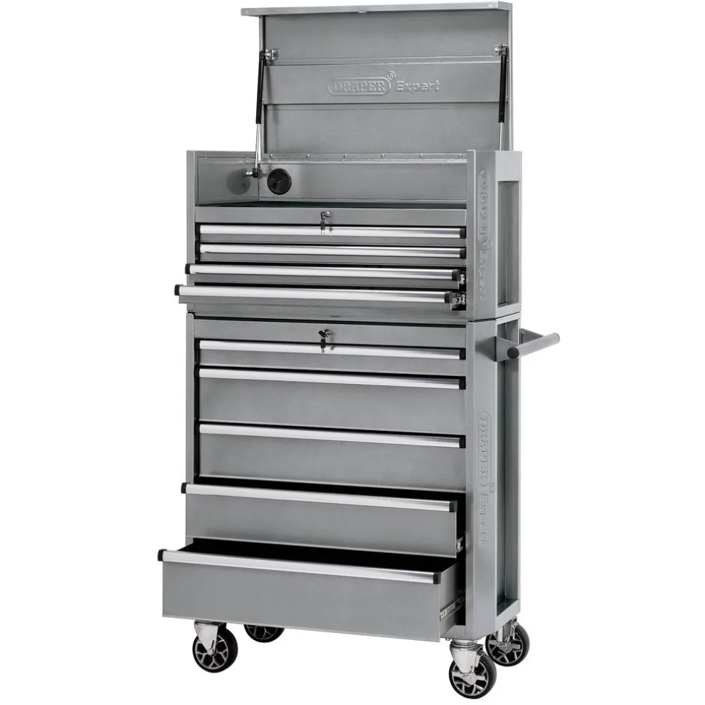 Draper Expert Combined Roller Cabinet and Tool Chest, 9 Drawer, 36"