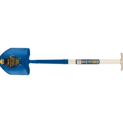 Draper Expert Contractors Round Mouth Shovel with Ash Shaft and T-Handle