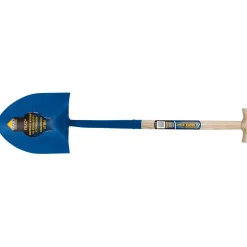 Draper Expert Contractors Round Mouth No.2 Shovel with Ash Shaft and T-Handle