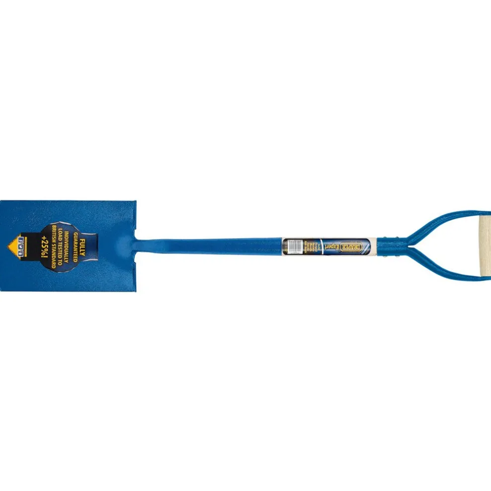 Draper Expert Contractors Square Mouth Shovel with Ash Shaft