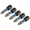 Draper Expert Cross Slot/PH Type Impact Screwdriver Bits, No.1 x 25mm, 1/4" Hex (Pack of 5)