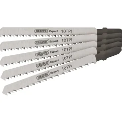 Draper Expert DT101B Jigsaw Blade Set, 100mm (5 Piece)