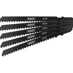 Draper Expert DT111C Jigsaw Blade Set, 100mm (5 Piece)