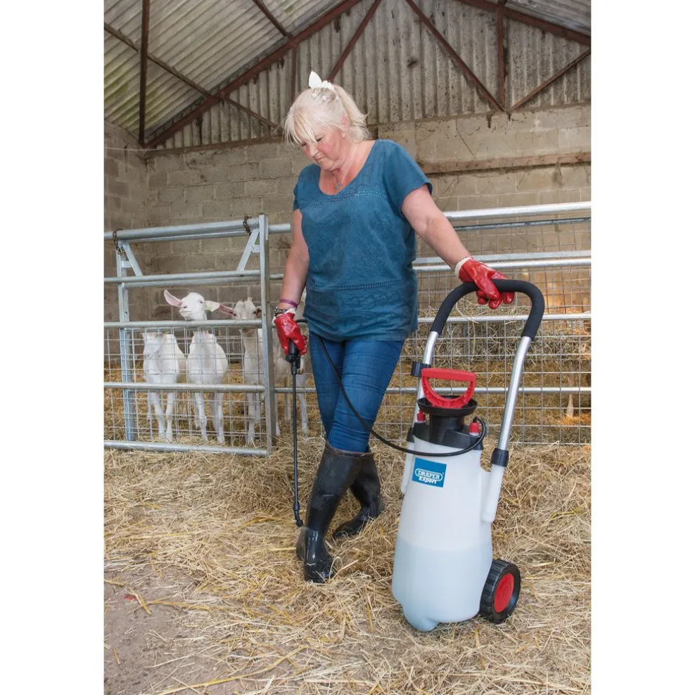 Draper Expert EPDM Trolley Pump Sprayer, 15L