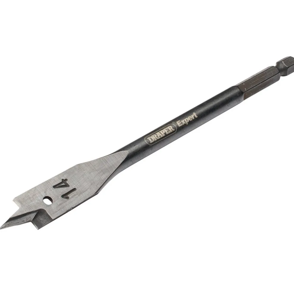 Draper Expert Flat Wood Bit, 14 x 150mm