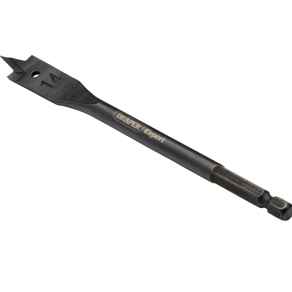 Draper Expert Flat Wood Bit, 14 x 150mm