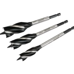 Draper Expert 4 Fluted Auger Bit Set, 165mm (3 Piece)
