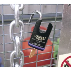 Draper Expert Heavy Duty Padlock and 2 Keys with Shrouded Shackle, 46mm