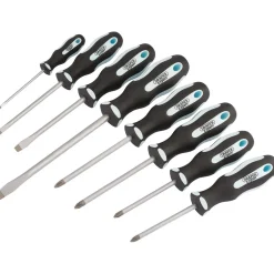 Draper Expert Heavy Duty Soft Grip Screwdriver Set (8 Piece)