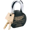 Draper Expert Heavy Duty Stainless Steel Padlock and 2 Keys, 63 x 25mm