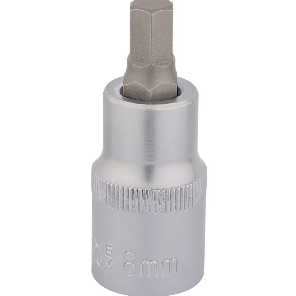 Draper Expert Hexagonal Socket Bits, 1/2" Sq. Dr., 8mm