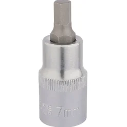 Draper Expert Hexagonal Socket Bits, 1/2" Sq. Dr., 7mm