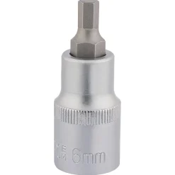 Draper Expert Hexagonal Socket Bits, 1/2" Sq. Dr., 6mm