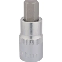 Draper Expert Hexagonal Socket Bits, 1/2" Sq. Dr., 12mm