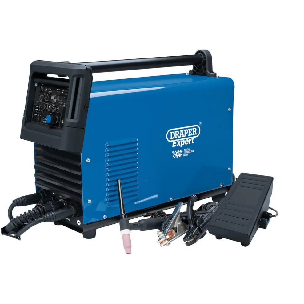 Draper Expert High Frequency AC/DC TIG/MMA Aluminium Welder Dti, 200A
