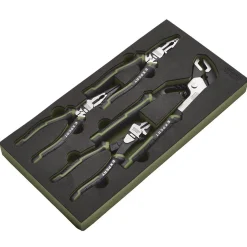 Draper Expert High Leverage Pliers Set with Water Pump Pliers in EVA Foam Tray (4 Piece)