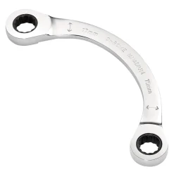 Draper Expert HI-TORQ® Double Ring Ratchet Half Moon Spanner, 15 x 17mm