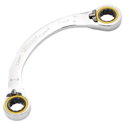 Draper Expert HI-TORQ® Double Ring Ratchet Half Moon Spanner, 15 x 17mm
