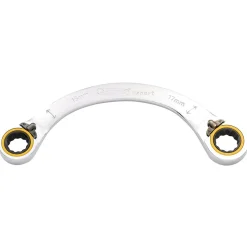 Draper Expert HI-TORQ® Double Ring Ratchet Half Moon Spanner, 15 x 17mm