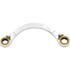 Draper Expert HI-TORQ® Double Ring Ratchet Half Moon Spanner, 11 x 13mm