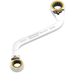 Draper Expert HI-TORQ® Double Ring Ratchet S-Shape Spanner, 10 x 12mm