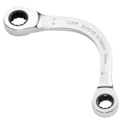 Draper Expert HI-TORQ® Double Ring Ratchet Half Moon Spanner, 10 x 12mm