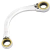 Draper Expert HI-TORQ® Double Ring Ratchet Half Moon Spanner, 19 x 22mm