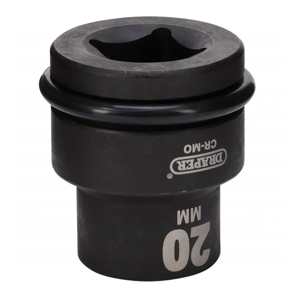 Draper Expert Hi-TORQ® Impact Socket, 3/4" Sq. Dr., 20mm