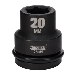 Draper Expert Hi-TORQ® Impact Socket, 3/4" Sq. Dr., 20mm