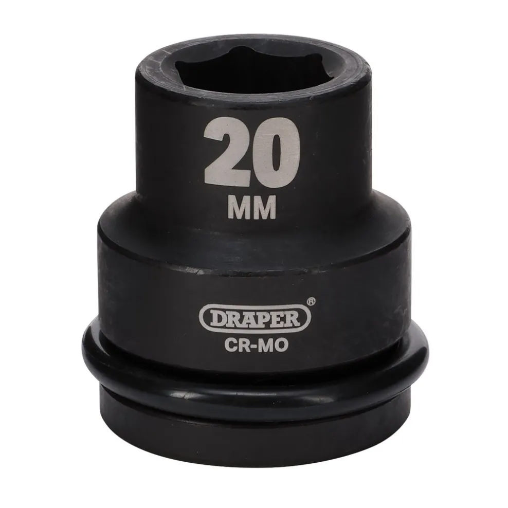 Draper Expert Hi-TORQ® Impact Socket, 3/4" Sq. Dr., 20mm