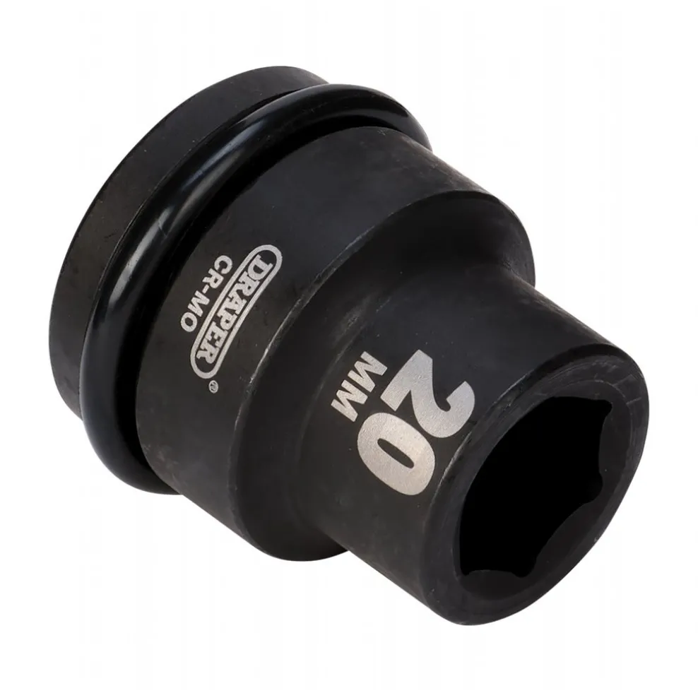 Draper Expert Hi-TORQ® Impact Socket, 3/4" Sq. Dr., 20mm