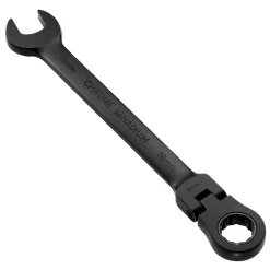 Draper Expert HI-TORQ® Metric Flexible Head Ratchet Combination Spanner, 18mm, Black