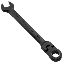 Draper Expert HI-TORQ® Metric Flexible Head Ratchet Combination Spanner, 13mm, Black