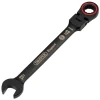 Draper Expert HI-TORQ® Metric Flexible Head Ratchet Combination Spanner, 12mm, Black