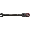 Draper Expert HI-TORQ® Metric Flexible Head Ratchet Combination Spanner, 8mm, Black