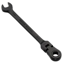 Draper Expert HI-TORQ® Metric Flexible Head Ratchet Combination Spanner, 8mm, Black