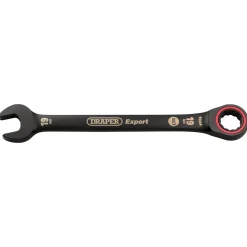 Draper Expert HI-TORQ® Metric Ratchet Combination Spanner, 19mm, Black