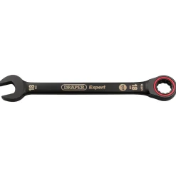 Draper Expert HI-TORQ® Metric Ratchet Combination Spanner, 18mm, Black