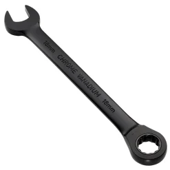 Draper Expert HI-TORQ® Metric Ratchet Combination Spanner, 18mm, Black