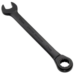 Draper Expert HI-TORQ® Metric Ratchet Combination Spanner, 17mm, Black