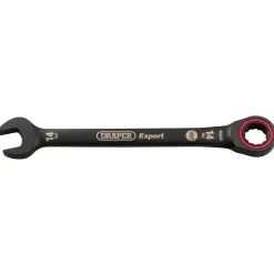 Draper Expert HI-TORQ® Metric Ratchet Combination Spanner, 14mm, Black