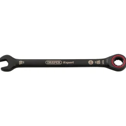 Draper Expert HI-TORQ® Metric Ratchet Combination Spanner, 10mm, Black