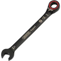 Draper Expert HI-TORQ® Metric Reversible Ratchet Combination Spanner, 11mm, Black