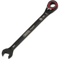 Draper Expert HI-TORQ® Metric Reversible Ratchet Combination Spanner, 8mm, Black