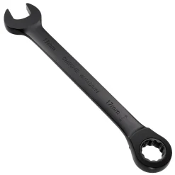 Draper Expert HI-TORQ® Metric Reversible Ratchet Combination Spanner, 17mm, Black