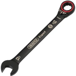 Draper Expert HI-TORQ® Metric Reversible Ratchet Combination Spanner, 13mm, Black