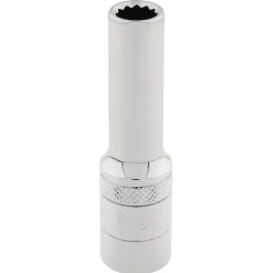 Draper Expert HI-TORQ® 12 Point Deep Socket, 3/8" Sq. Dr., 8mm